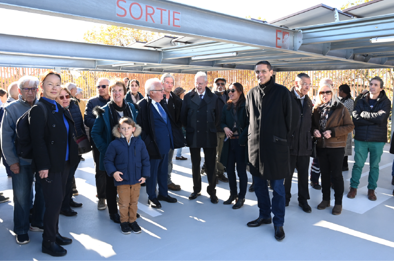 inauguration parking silo la garde - SAGEP
